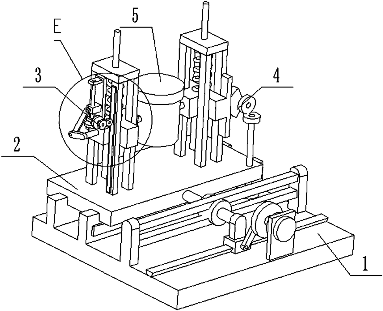 Blood anti-coagulation shaking device for blood detection