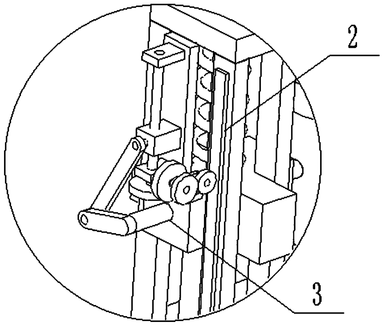 Blood anti-coagulation shaking device for blood detection