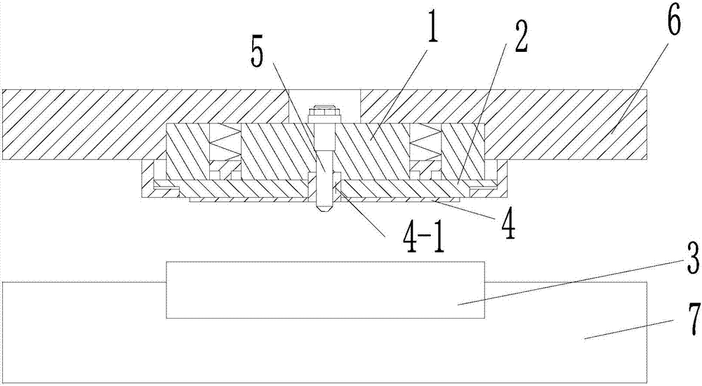 A high-precision shaft hole punching die for sheet metal parts