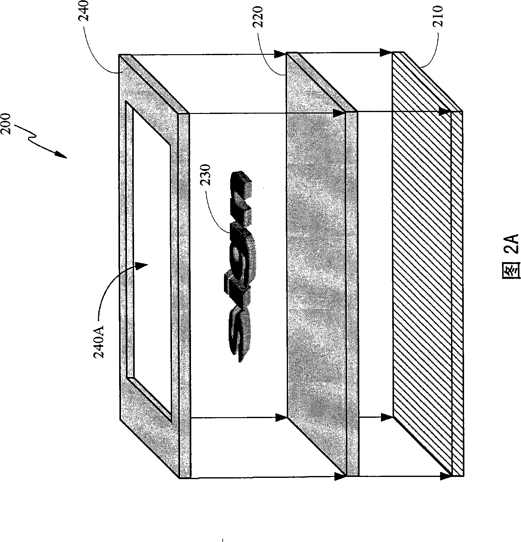 Time process indicating device and its forming method