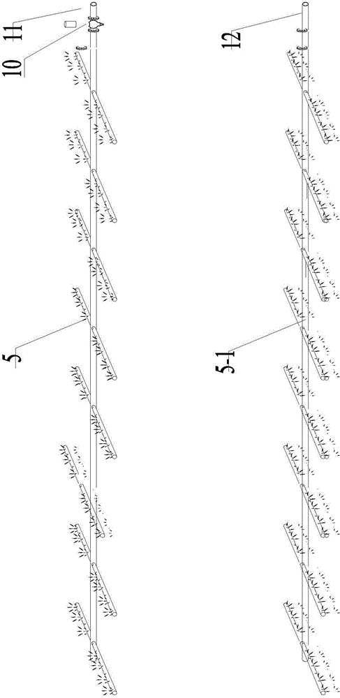 Serialized direct-evaporation-type high-efficient multi-temperature ice storing tank