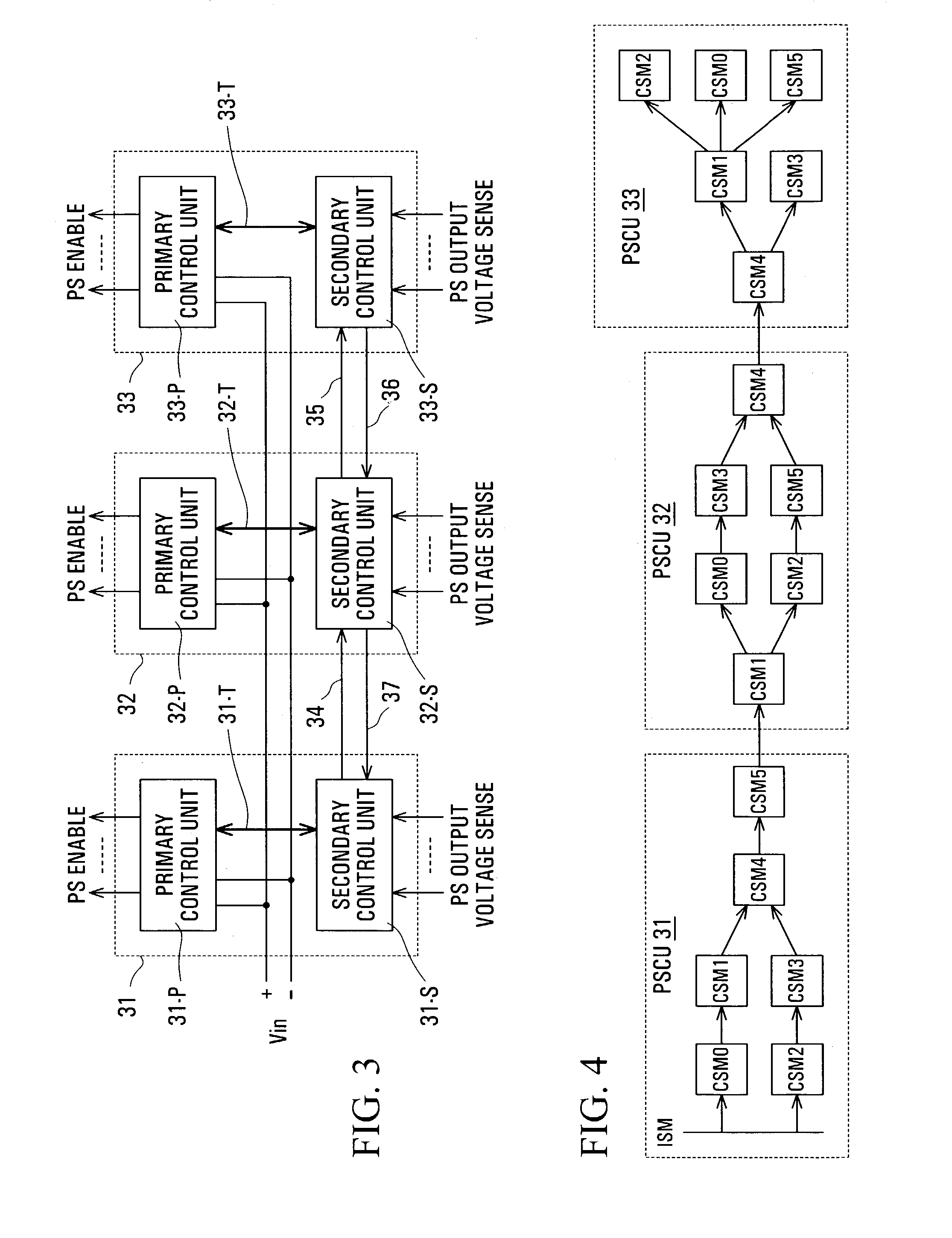 Controlling devices using cascaded control units