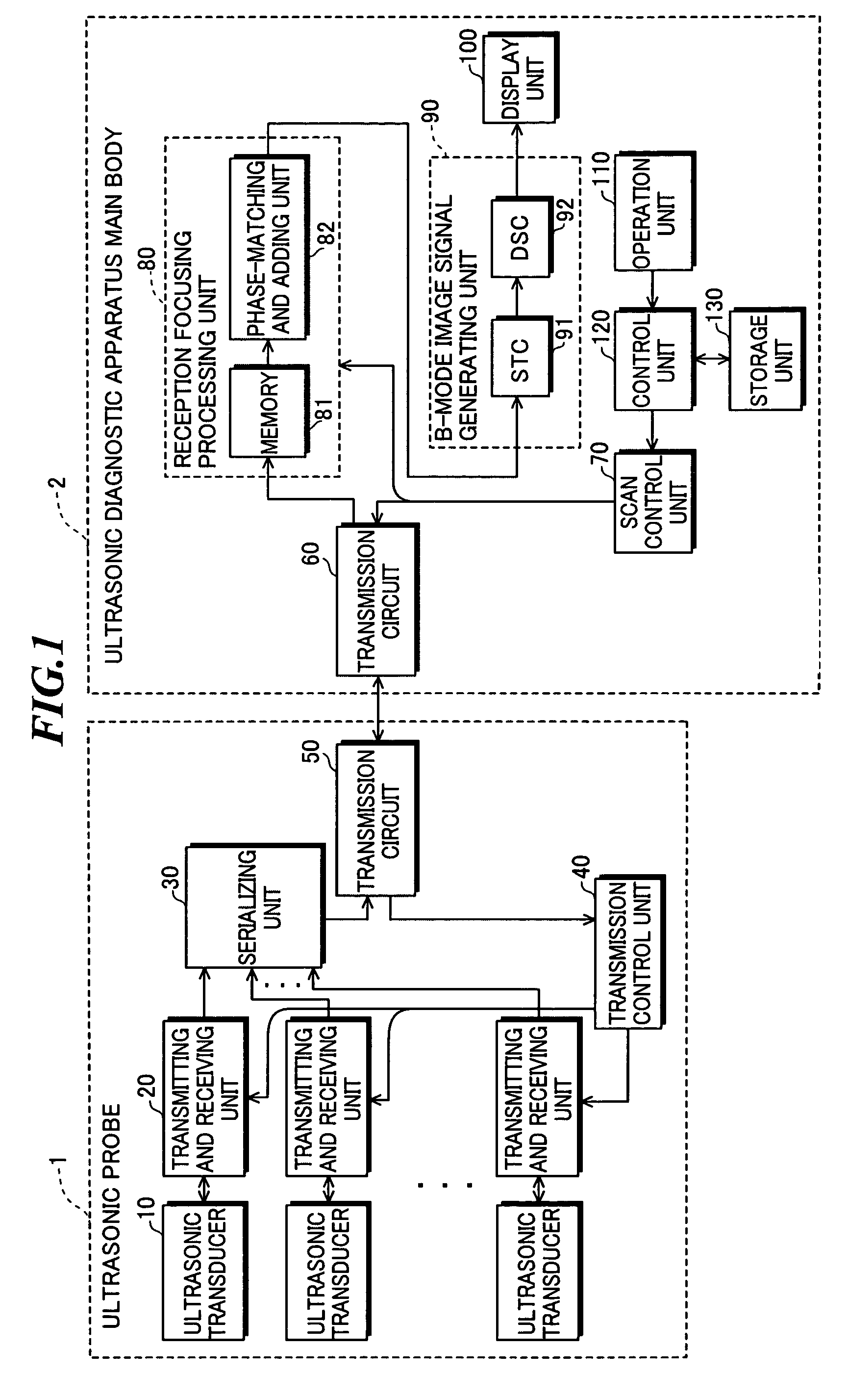 Ultrasonic probe and ultrasonic diagnostic apparatus