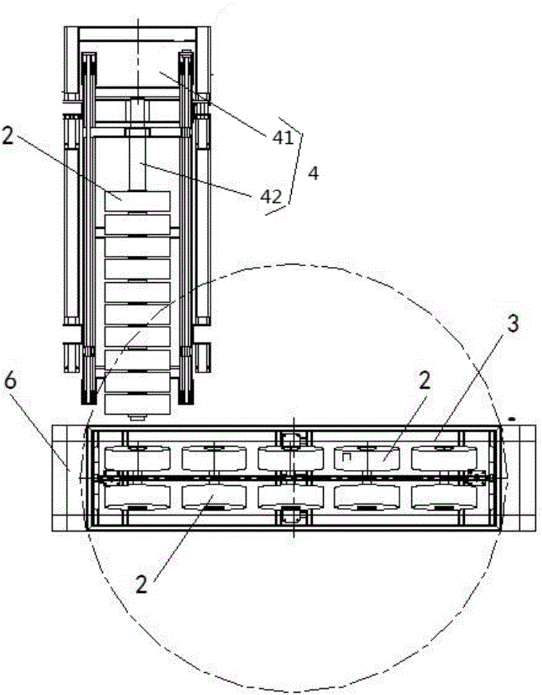 Truck loading equipment for spinning cakes