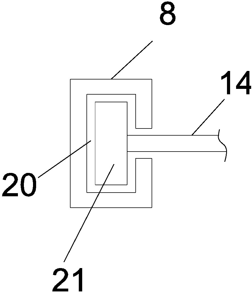 Damping type ore coarse crushing device for mining machining