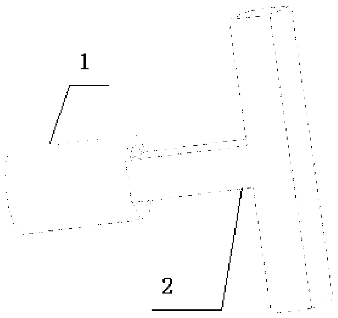 Connecting piece and construction method for mounting building decorative stone panel