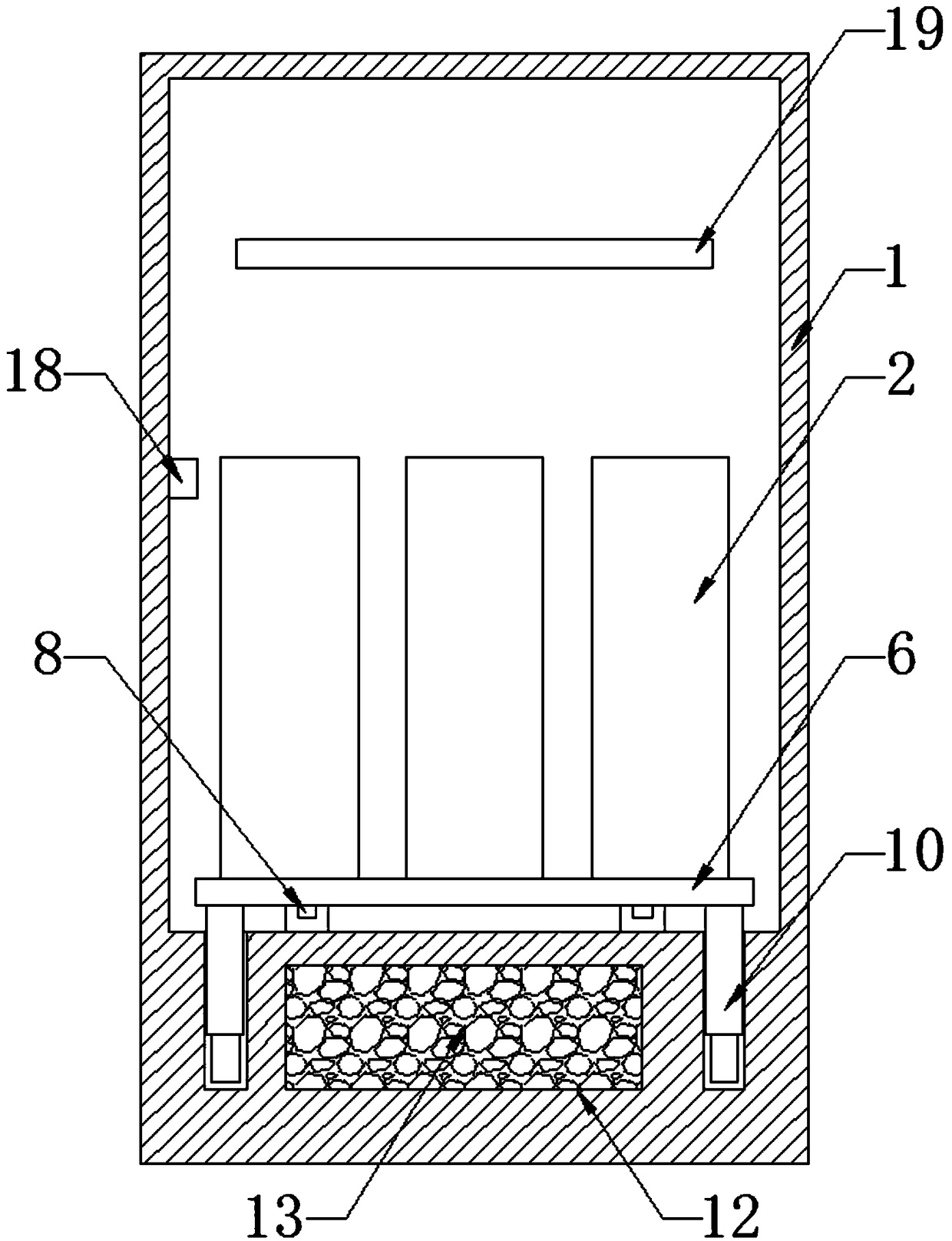 A transformer cabinet with easy maintenance