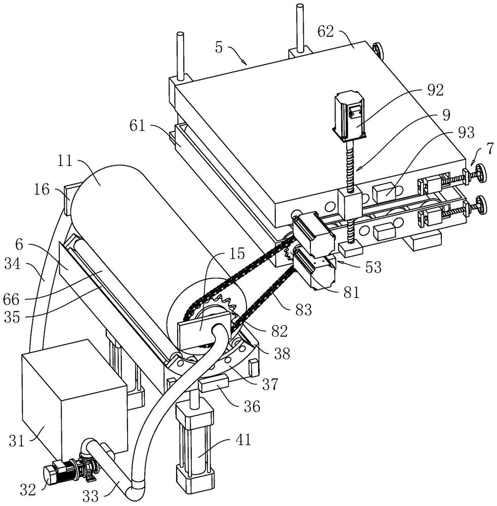 A bronzing equipment