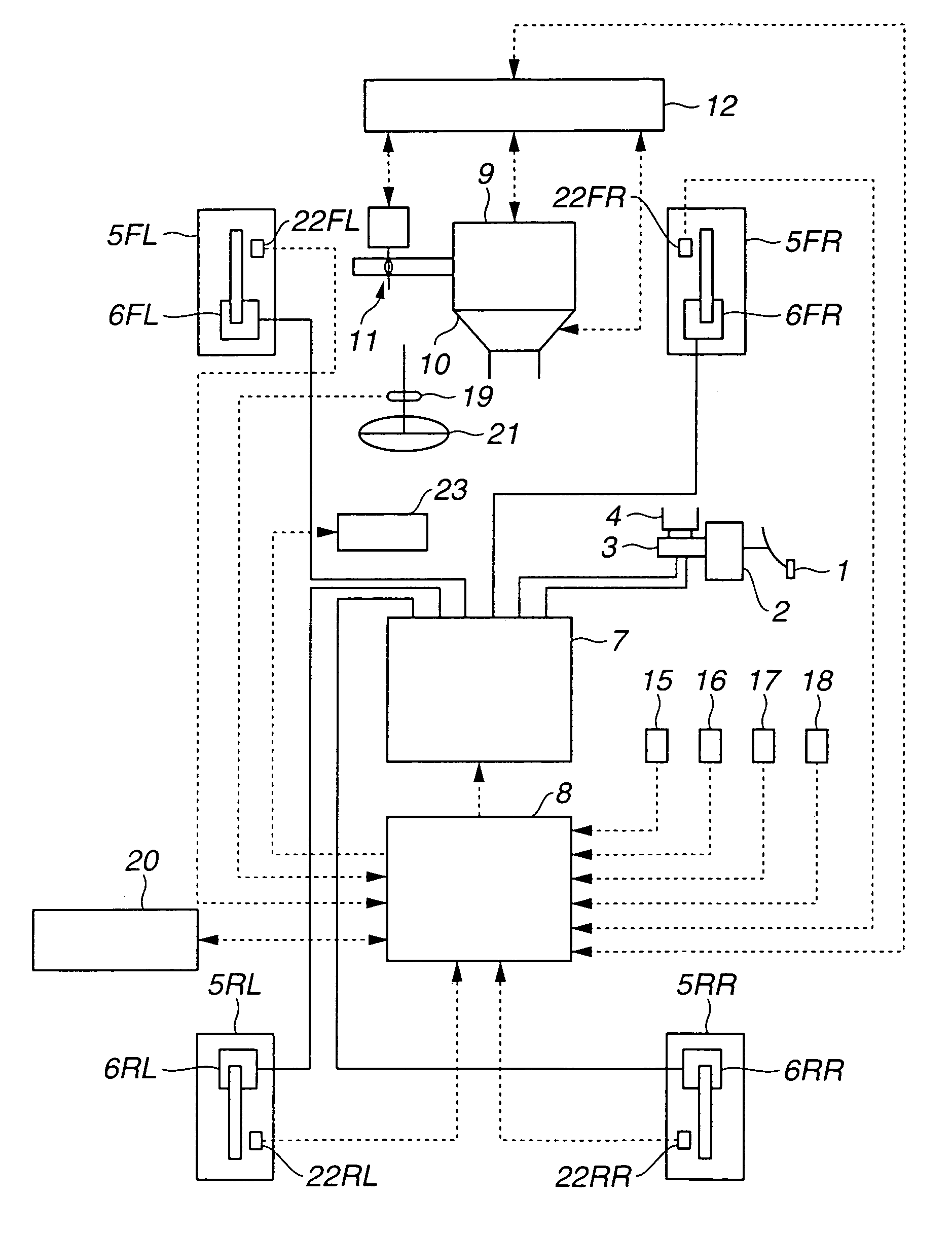 Adaptive cruise control system for automotive vehicle