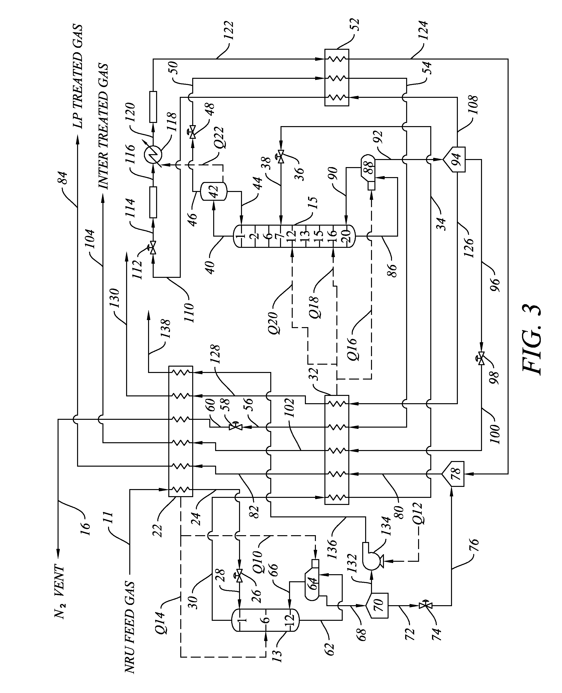 Two Step Nitrogen and Methane Separation Process