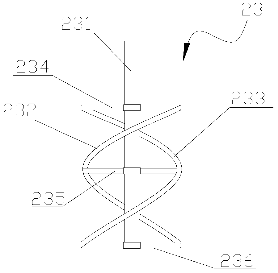 Automatic material mixing device