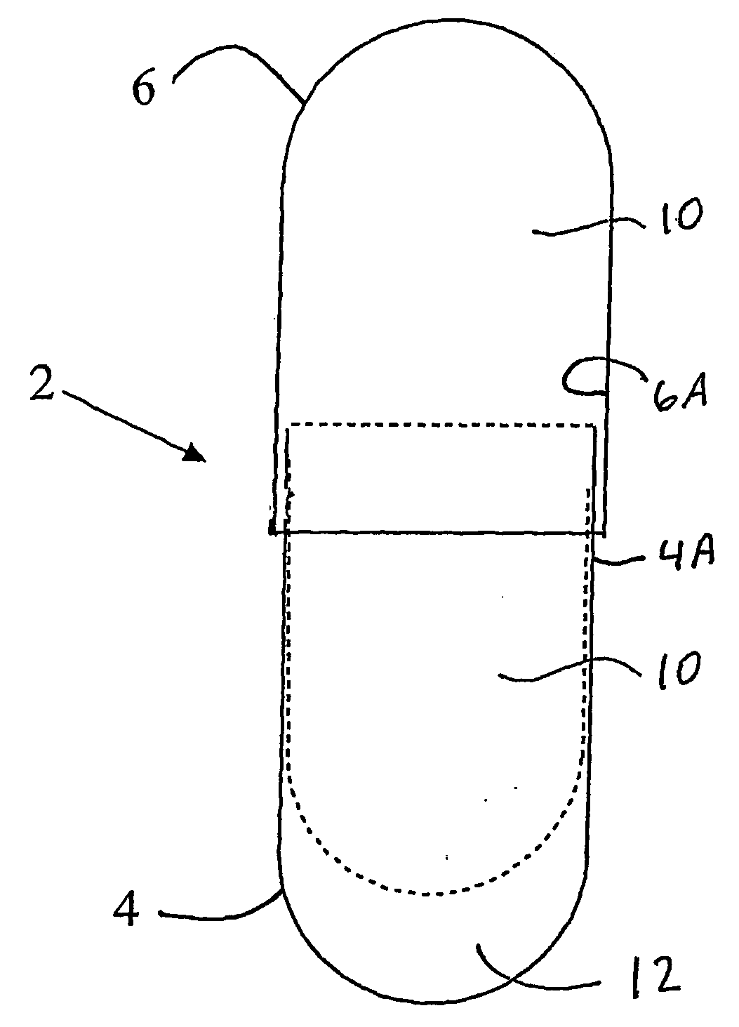 Emetic embedded capsule