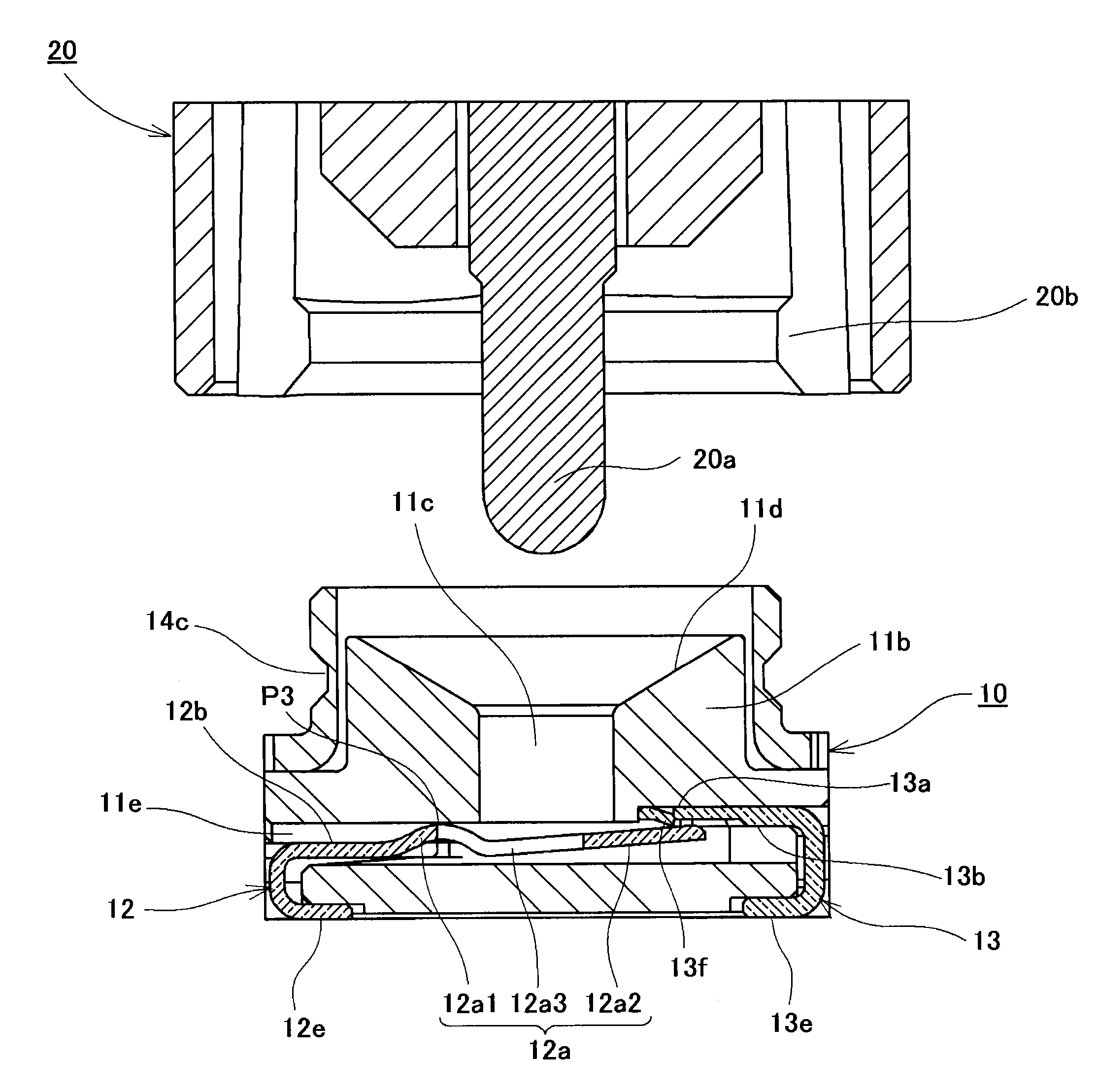 Switch-equipped coaxial connector