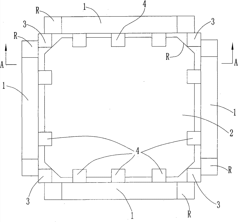 Electrode device of electrochemical cleaning salt-bath furnace