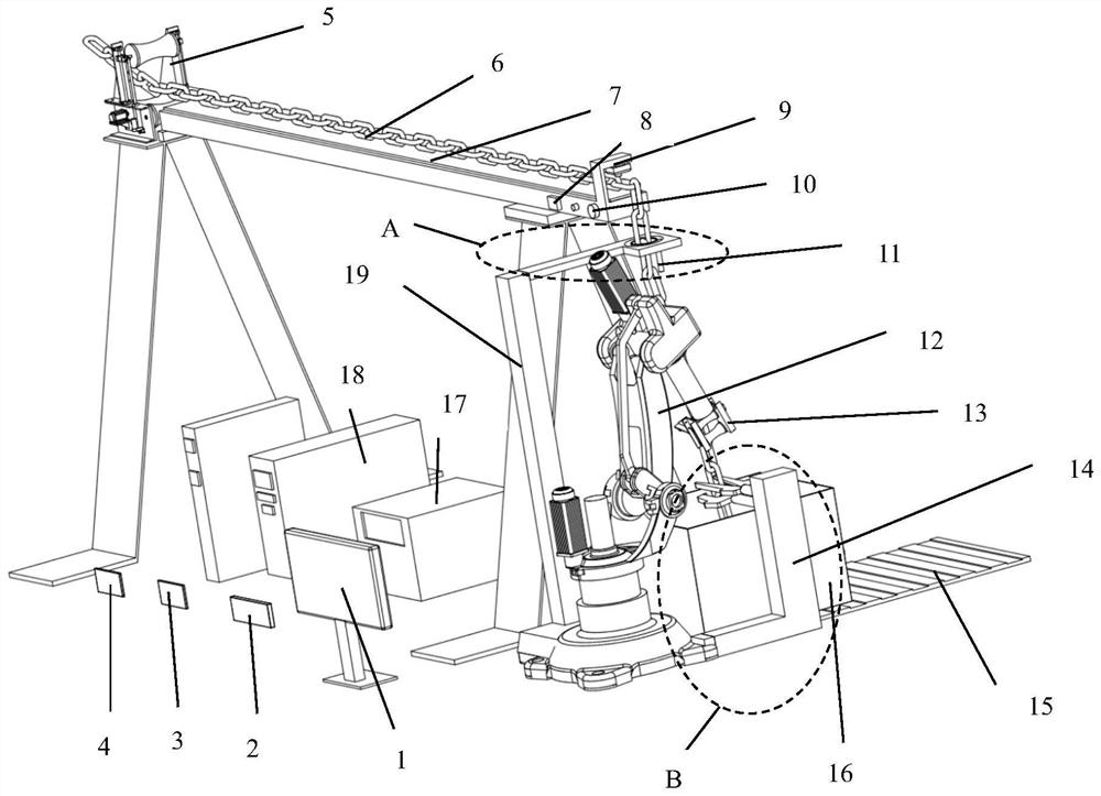 Intelligent compensation chain boxing system