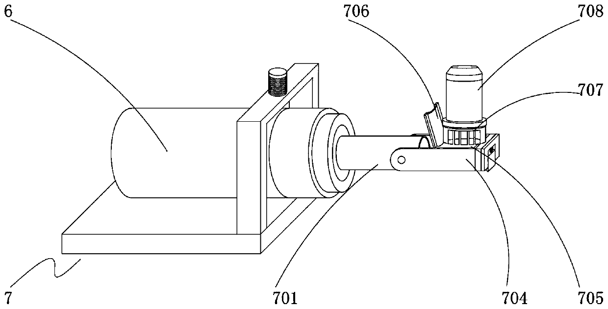 Road crack sealing machine with self-cleaning function