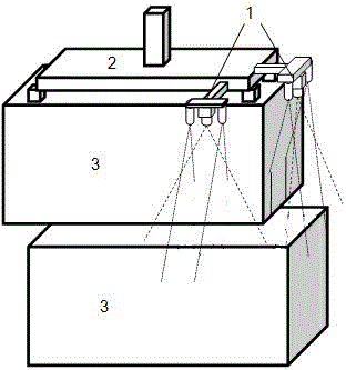 Measuring system and method for stacking alignment of containers