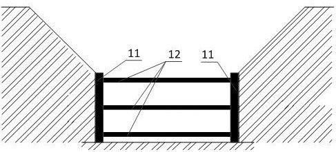 Method for carrying out equipment foundation construction by isolating sludge