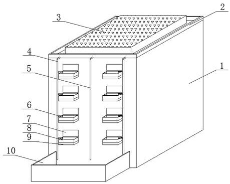 Automatic water storage irrigation type greening building