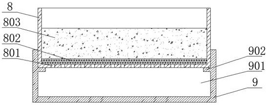 Automatic water storage irrigation type greening building