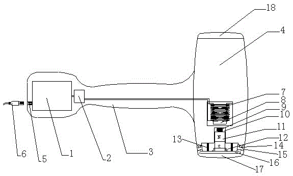 Electric plate leveling hammer