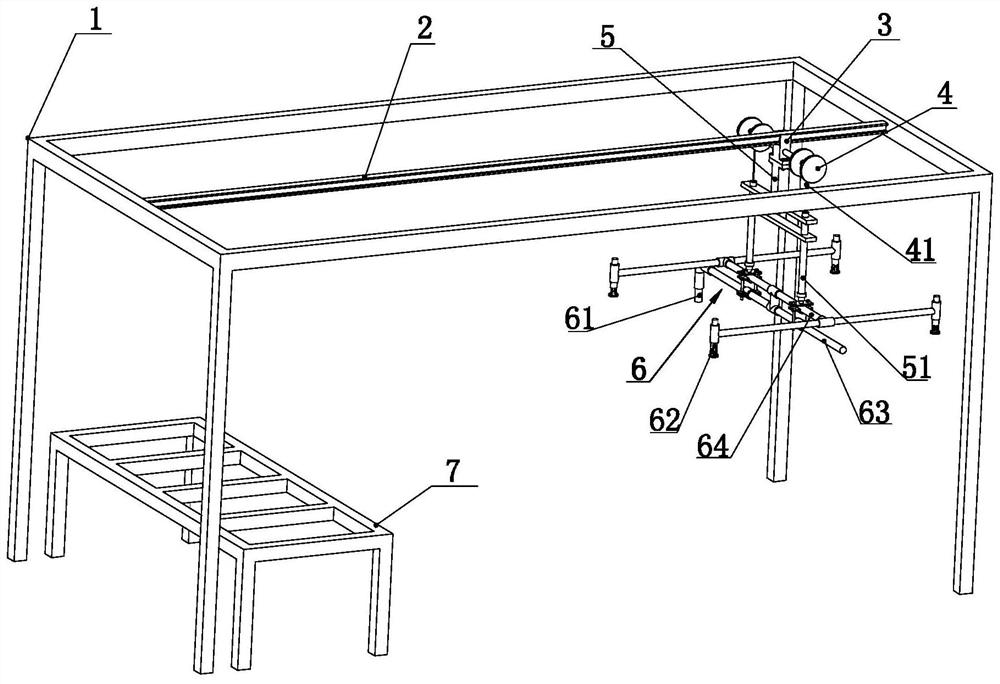 A fire sprinkler nozzle water distribution test device