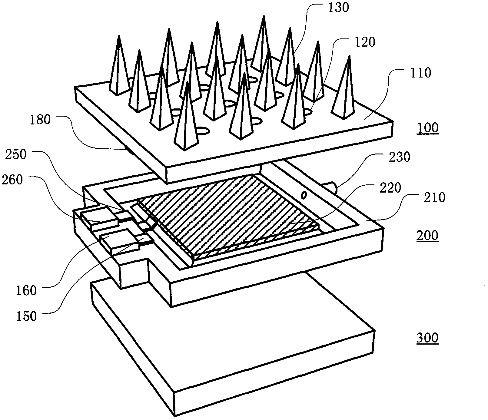 Microneedle doser and manufacturing method thereof