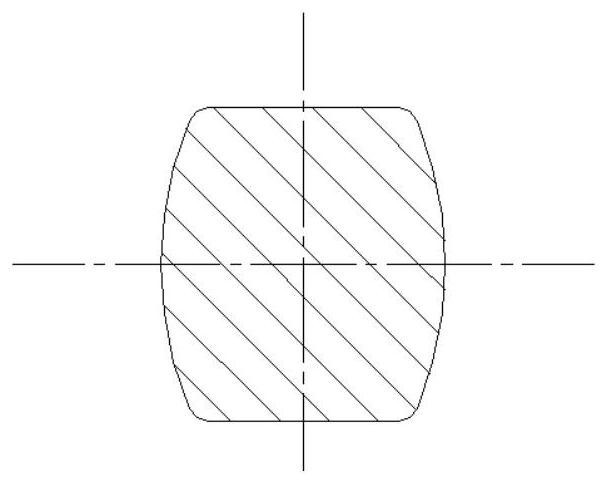 Drum-shaped toothed rail wheel for coal mining machine and preparing method of drum-shaped toothed rail wheel