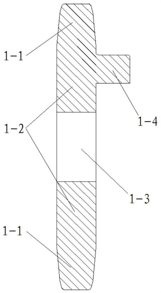 Drum-shaped toothed rail wheel for coal mining machine and preparing method of drum-shaped toothed rail wheel