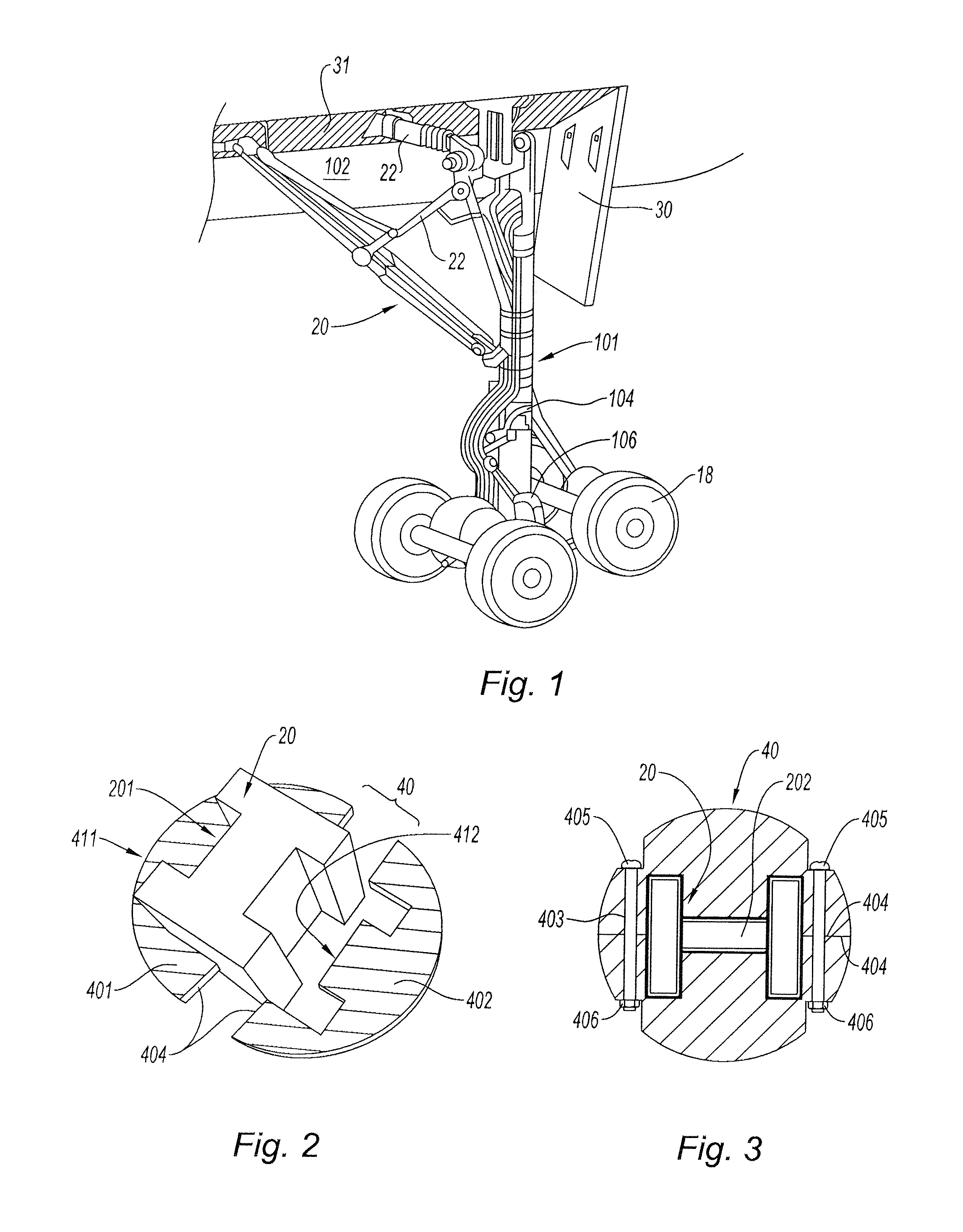 Aero-acoustic optimisation method for complex-section mechanical parts and corresponding mechanical part and landing gear