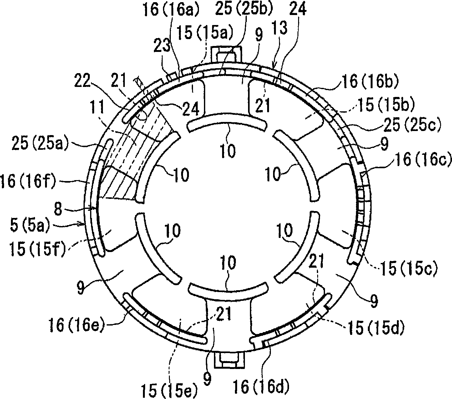 Motor stator