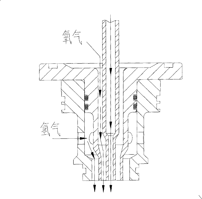 Hydrogen-oxygen fuel-rich precombustion chamber for full flow staged combustion cycle engine