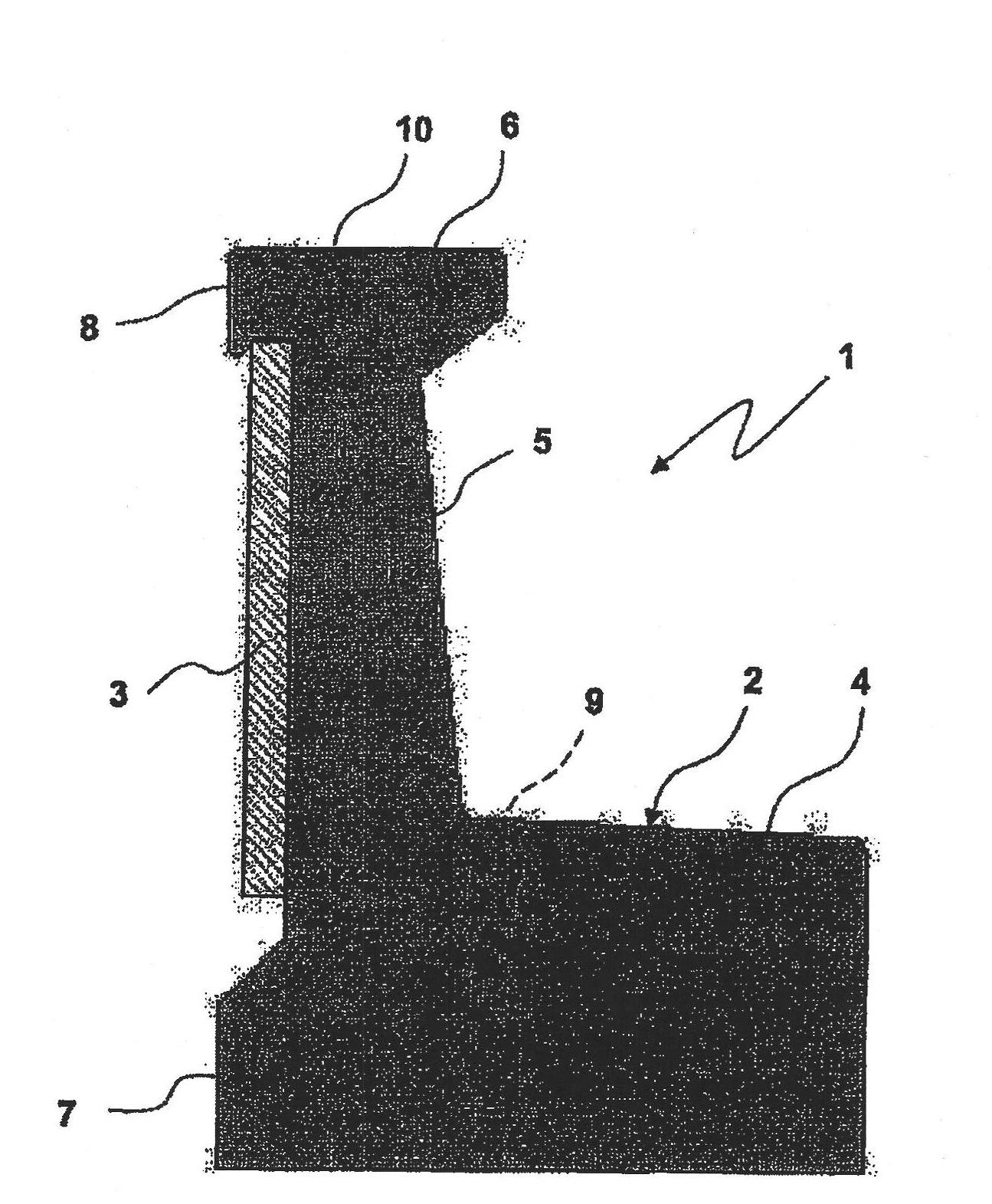 Acoustic shielding device for damping of disturbing traffic noise