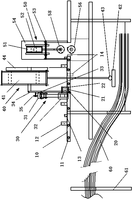 Feeding method of steel bar feeding machine