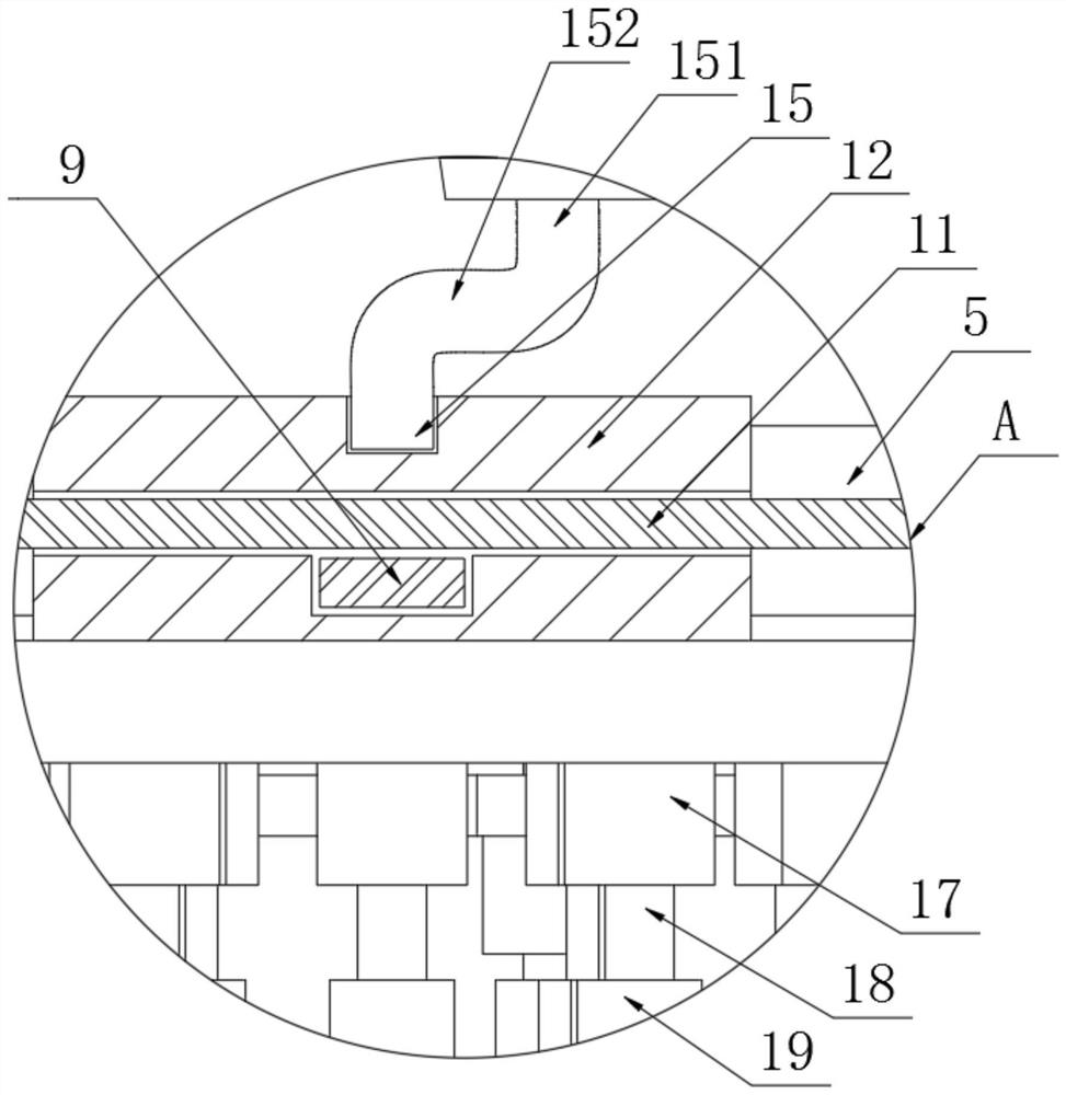 Vomit-stopping nursing device for chemotherapy