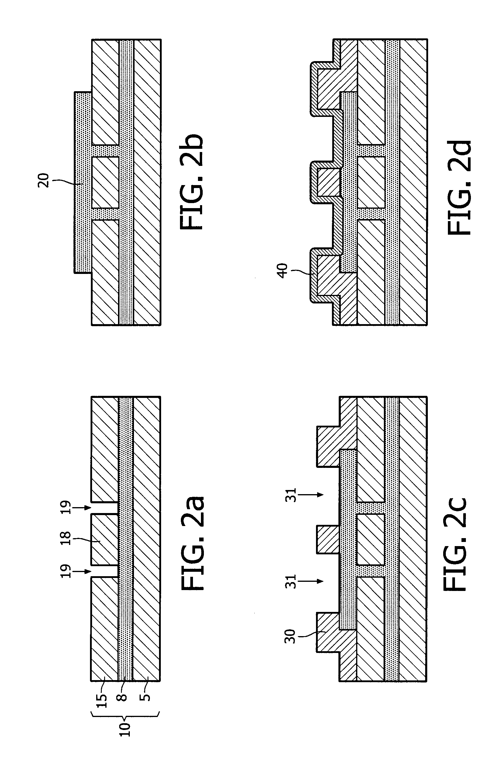 Method of manufacturing a device with a cavity