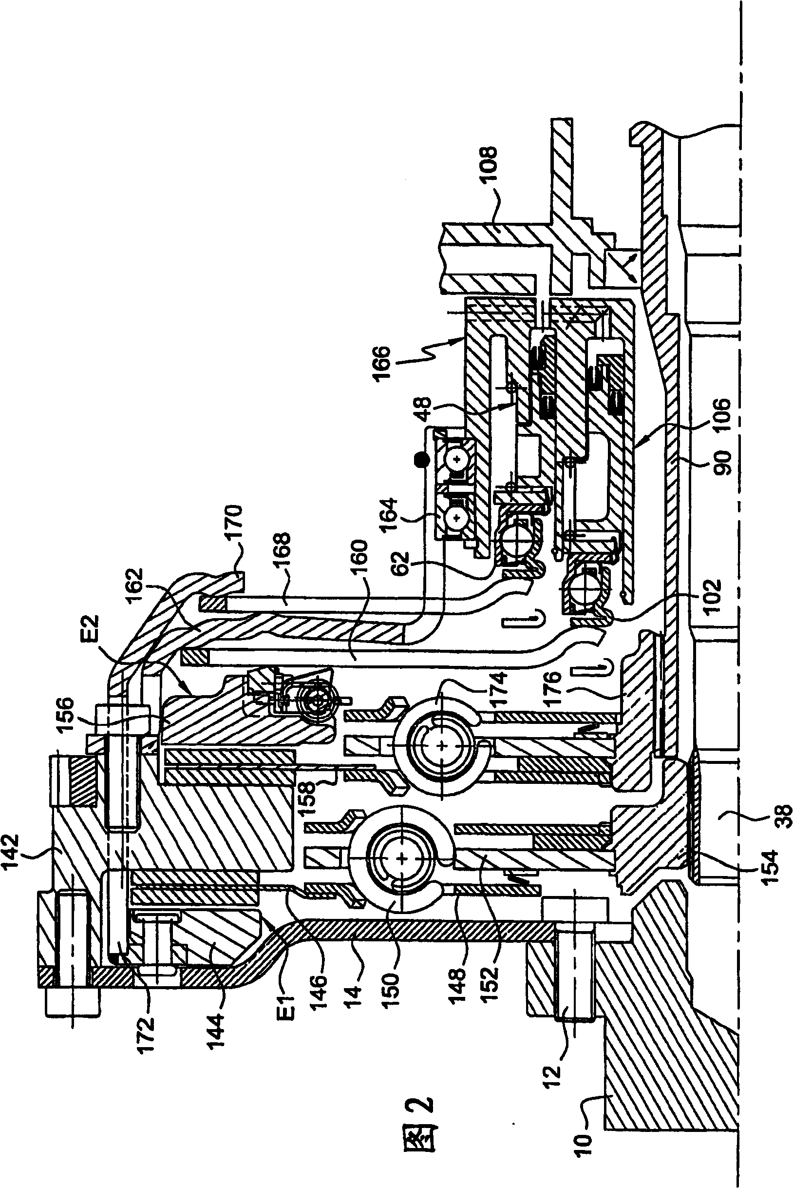 Torque transmission device for a motor vehicle