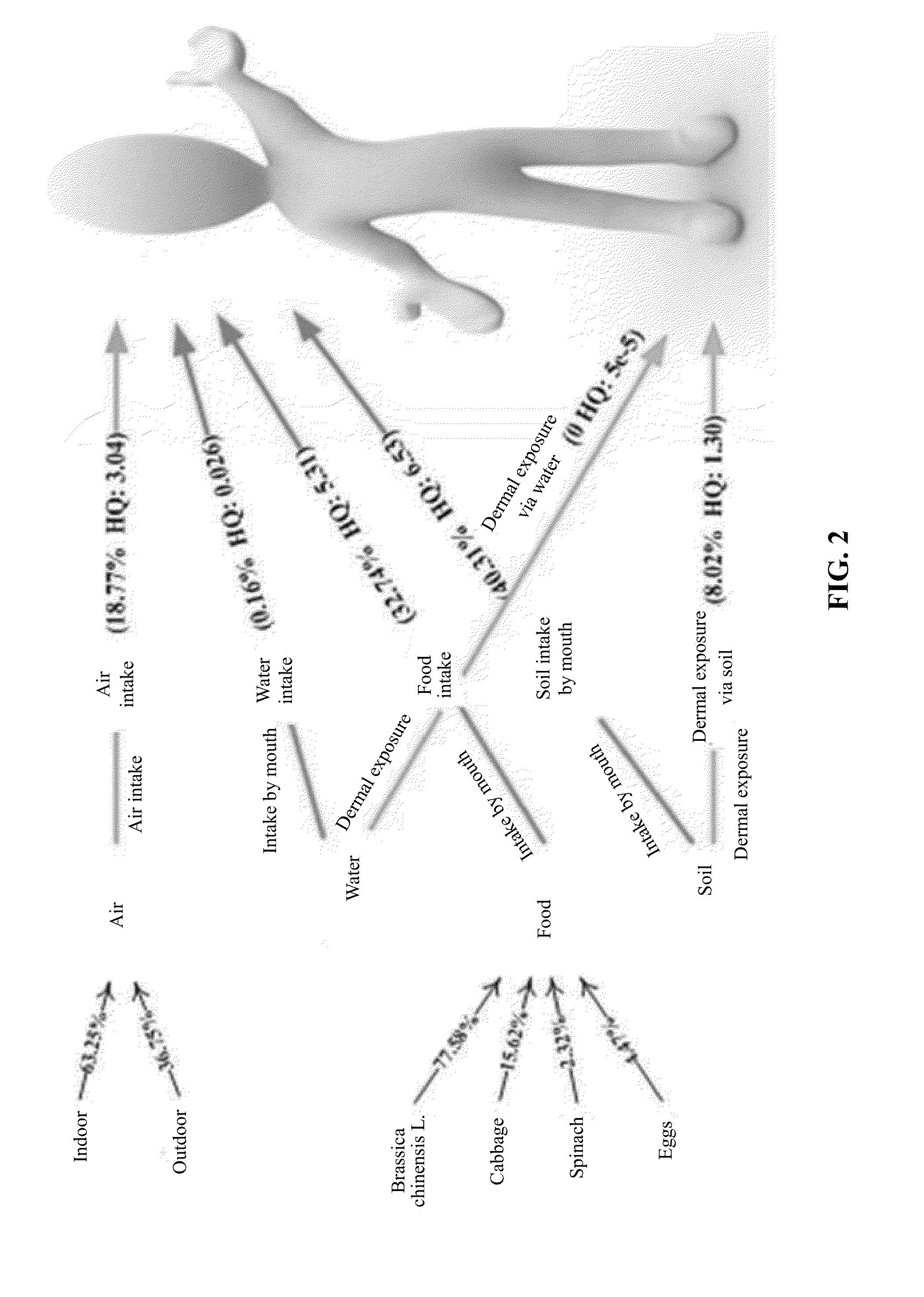 Method for assessing and managing health risks associated with heavy metal pollution