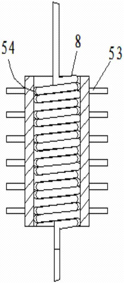 A liquid distillation condensing device