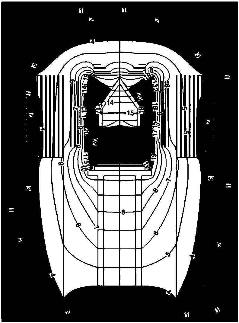 Thermal field for aluminum nitride crystal growth furnace