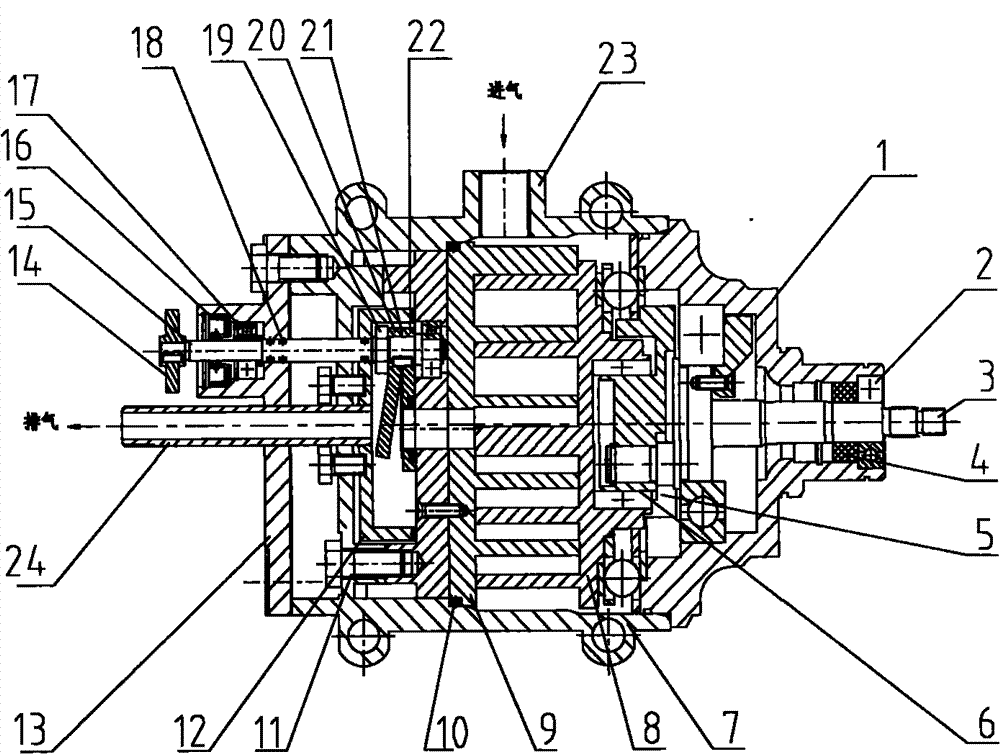 Scroll compression-expansion compound machine for compressed air energy storage technology