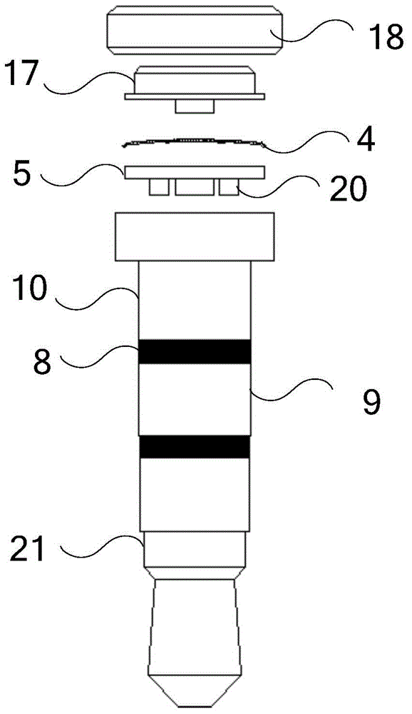 Key triggering structure, functional operation triggering method and system, and terminal