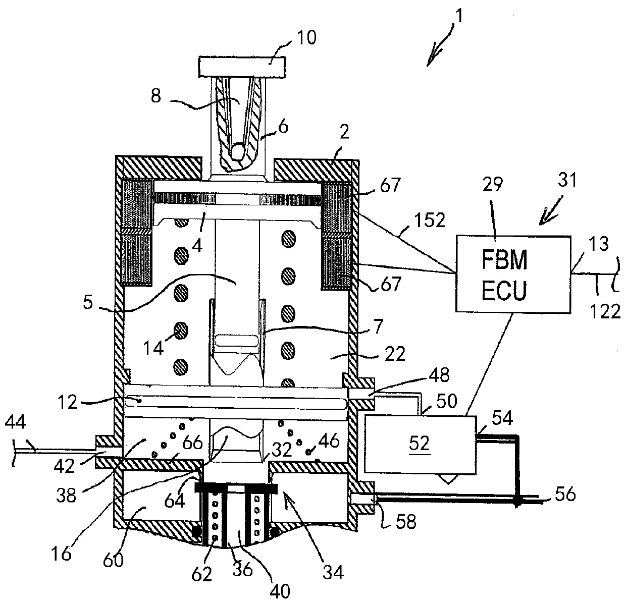 Electric apparatus of vehicle having an at least partly electric braking and steering device