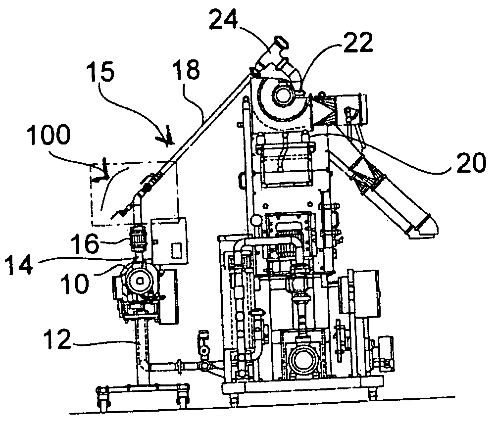 Positionable gas injection nozzle assembly for an underwater pelletizing system