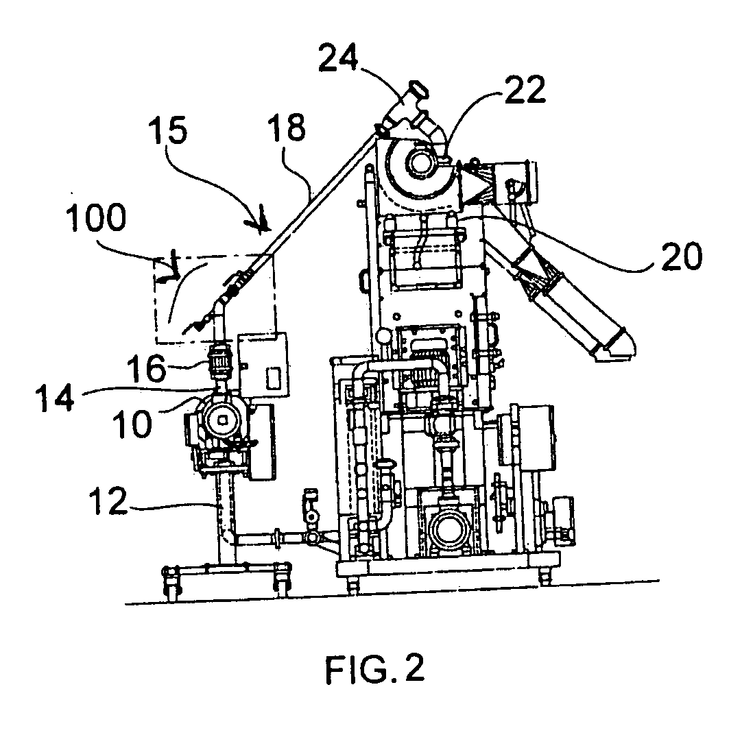 Positionable gas injection nozzle assembly for an underwater pelletizing system