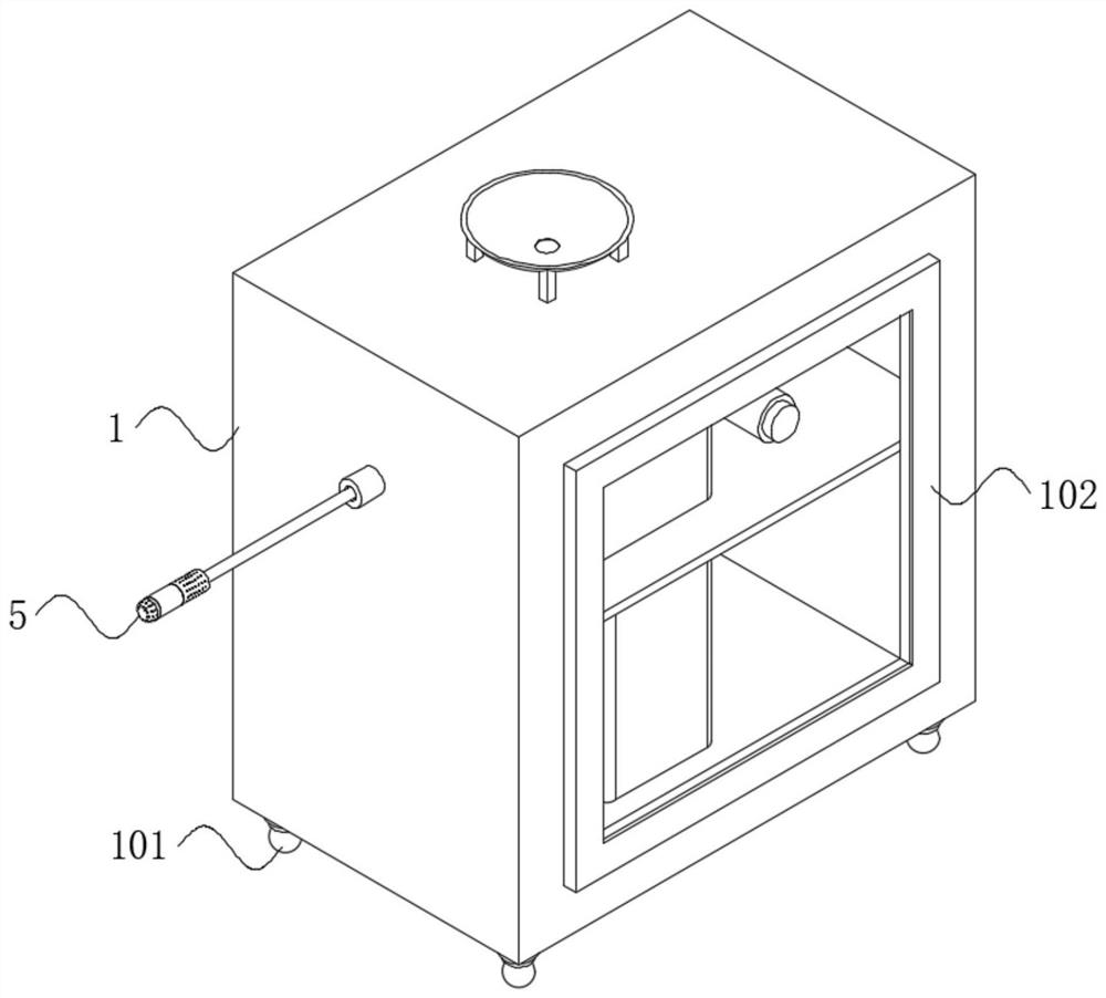 Gastric lavage device for emergency department of gastroenterology and use method of gastric lavage device