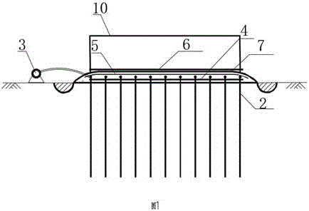 Sand-bed-free vacuum preloading and water bag heaped loading combined reinforcing device and method for soft soil foundation