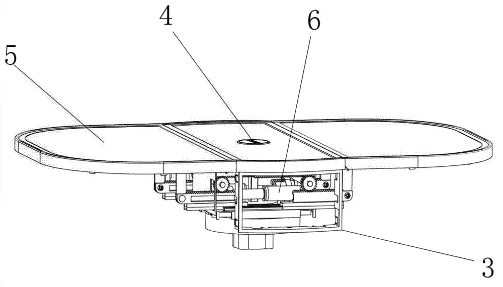 Automatic lifting, opening and closing occasional table