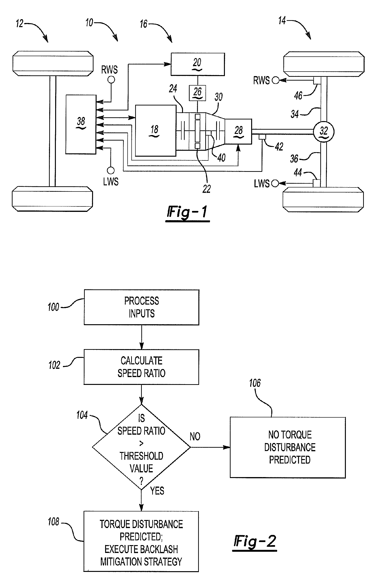 Method of detecting torque disturbances in a hybrid vehicle