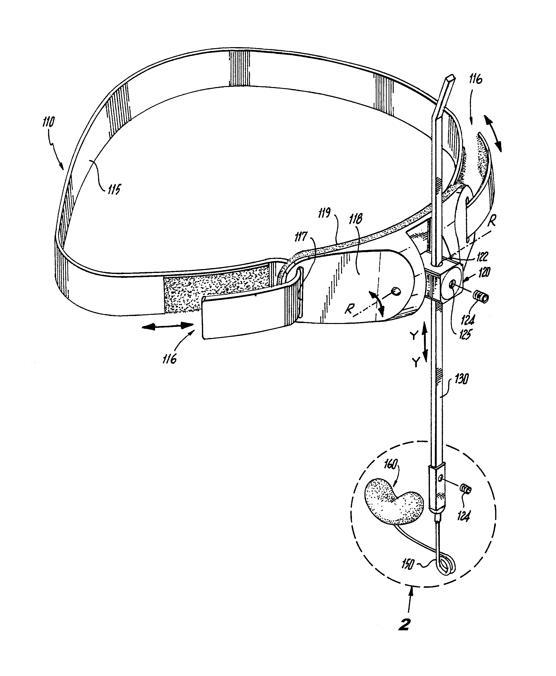 Extraoral nasal molding headgear device for the treatment of cleft lip and palate